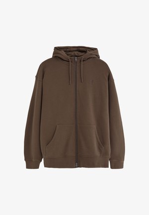 Polo Club, SWEATSHIRT MAN RIGBY GO HOODIE ZIPPER SWEAT FL IO LONG SLEEVE RELAXED FIT - Sudadera con cremallera - brown