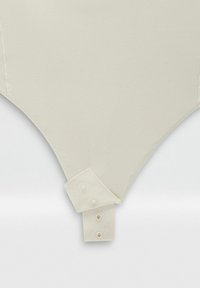 NULU SQUARE-NECK LONG-SLEEVE BODYSUIT - Pitkähihainen paita - bone