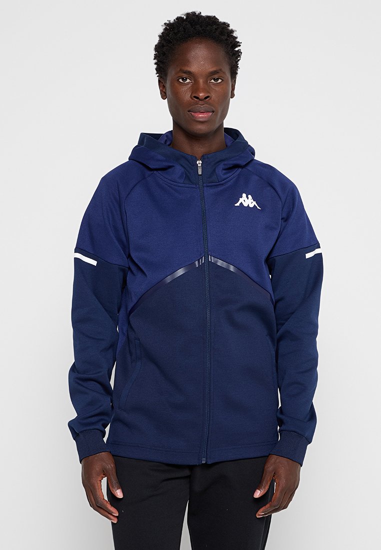 Kappa Sweater met rits donkerblauw