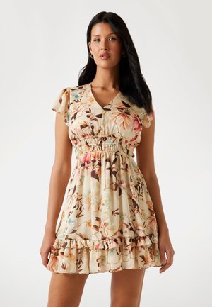 Guess KURZES BLUMEN - Day dress - blumenmuster