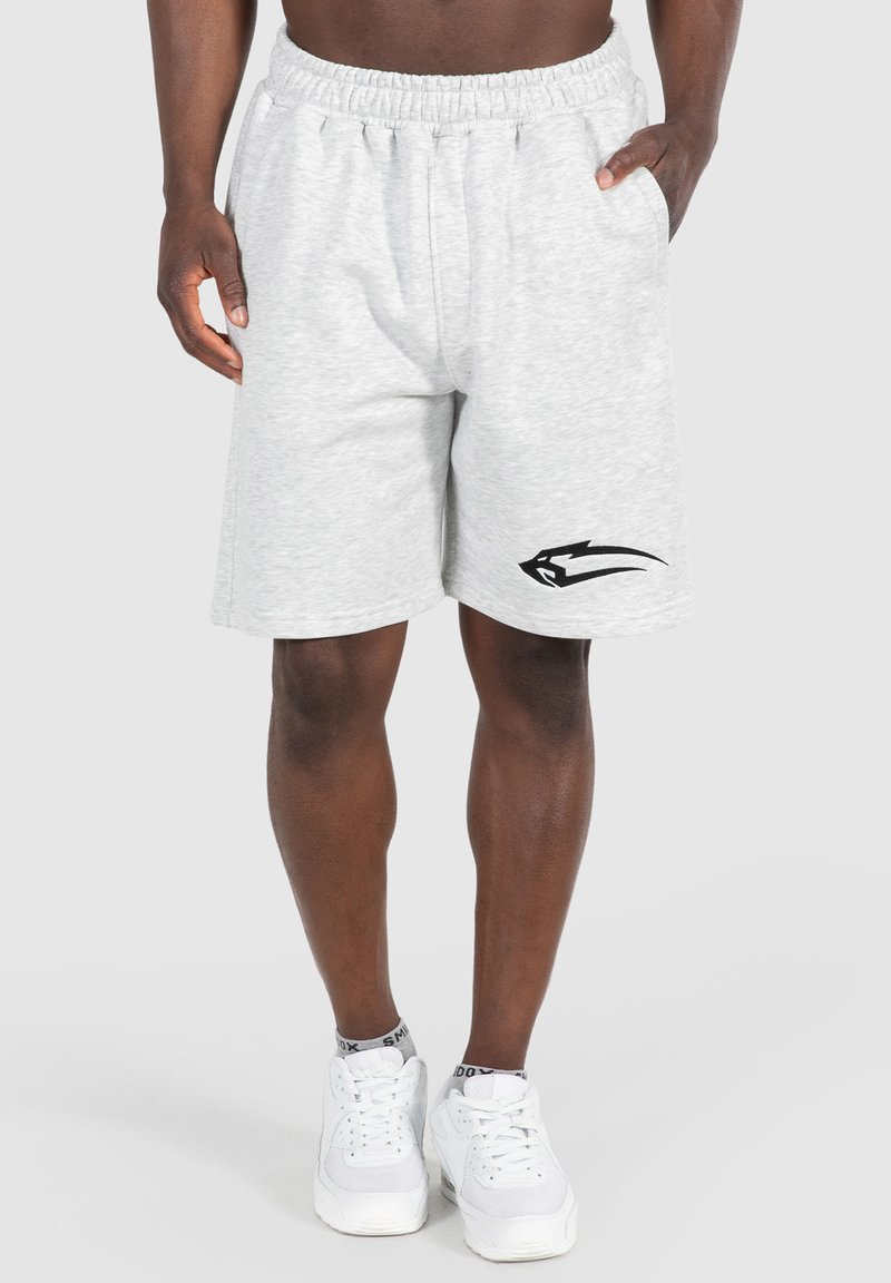 Smilodox ALLIS SHORTS - KURZE HOSE F�R SPORTLER - SPORTSHORTS - Sports shorts - grau melange