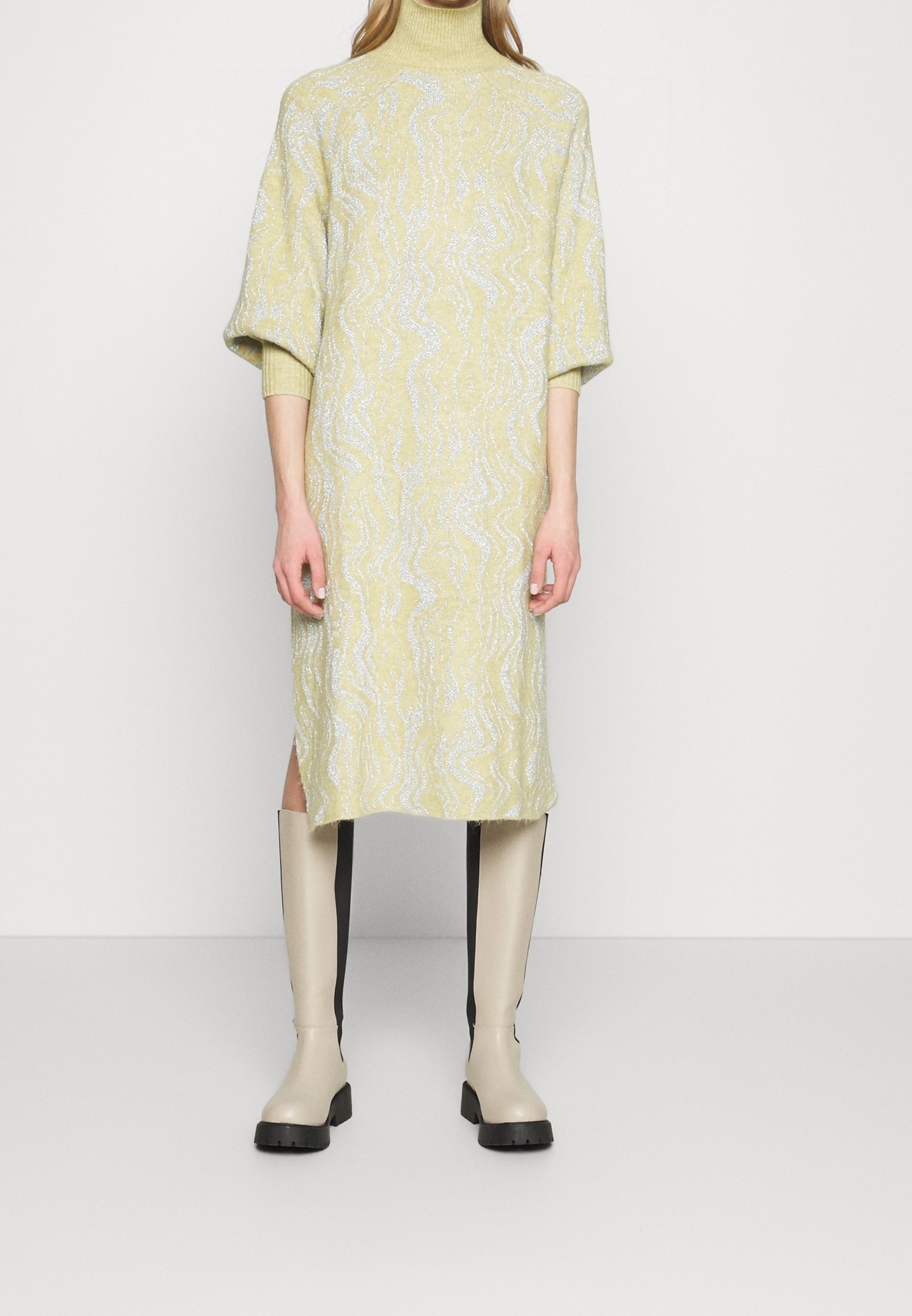 Monki Jumper dress - beige - (Pre-owned) - Zalando.ie Monki Jumper dress - beige - (Pre-owned) - Zalando.ie