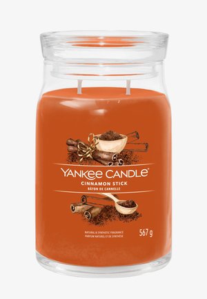 SIGNATURE LARGE JAR CINNAMON STICK - Bougie parfumée - orange