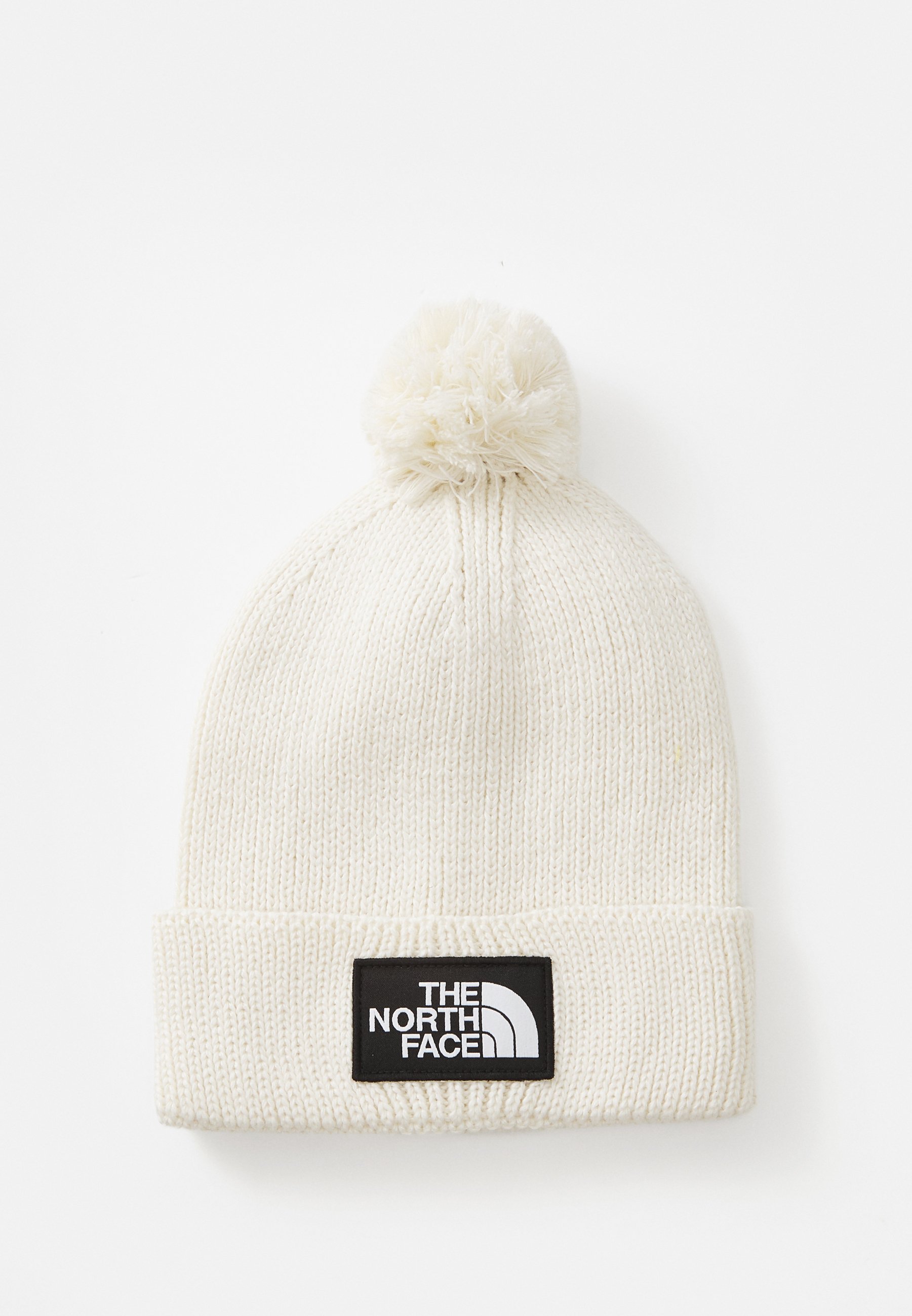 The North Face LOGO BOX POM BEANIE UNISEX Beanie white dune