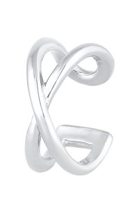 EARCUFF CROSS LOOK - Örhänge - silberfarben