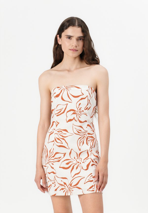 BRIGHT BLOOM  - Day dress - salt crystal