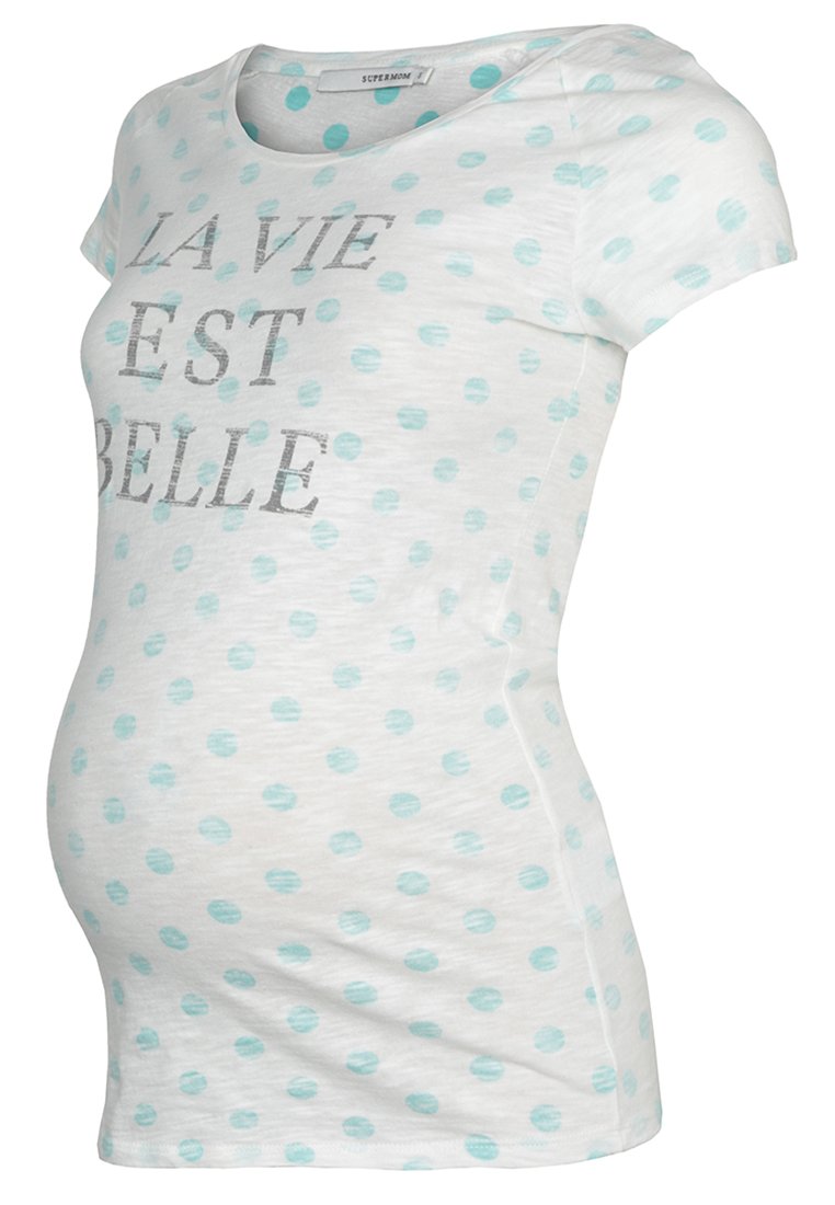 Supermom T-shirt print crème