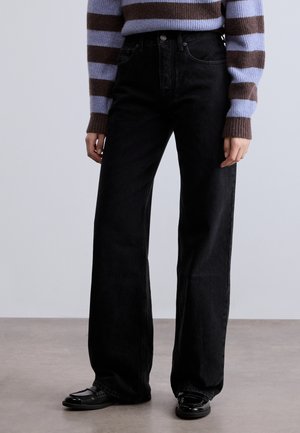 MIA MID RISE STRAIGHT - Laza szabású farmerek - denim black