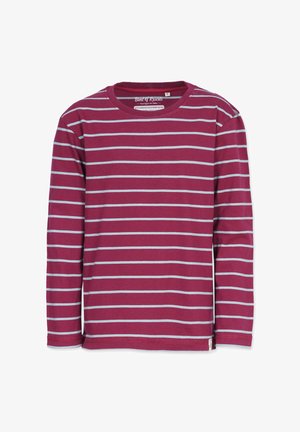 Band of Rascals LONGSLEEVE STRIPED - Langærmet T-shirt - bordeaux