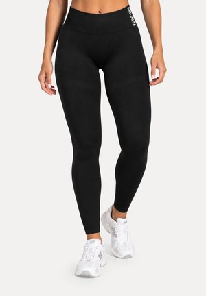 Smilodox, SEAMLESS HIGH SCRUNCH HIGH WAIST PUSH SONNIA - Medias - schwarz