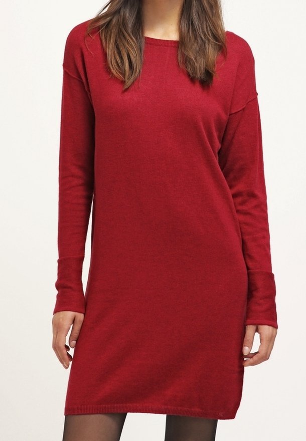 edc by Esprit Jumper dress - dark red - (Pre-owned) - Zalando.ie edc by Esprit Jumper dress - dark red - (Pre-owned) - Zalando.ie
