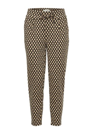 ICHI Pantalon classique - doeskin checks aop