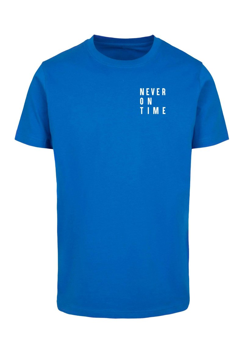 Merchcode T-shirt print blauw