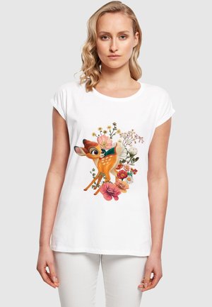 F4NT4STIC PLUS SIZE DISNEY BAMBI MEADOW - T-Shirt print - weiß