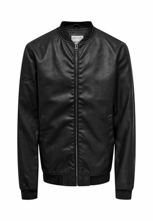 Only & Sons Giacca in similpelle - nero
