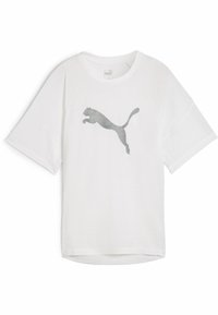 Puma - EVOSTRIPE GRAPHIC TEE - Triko s potiskem - white Miniatura obrázku 1