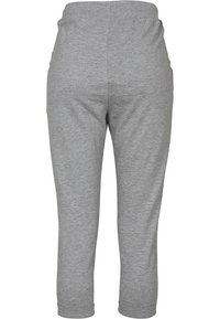 Urban Classics LADIES OPEN EDGE TERRY TURN UP PANTS - Joggebukse - grey