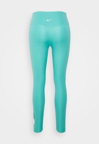 Nike Performance RUN 7/8 - Leggings - washed teal/white