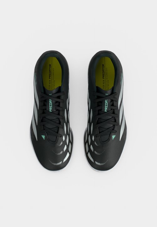 adidas PREDATOR CLUB SALA INDOOR KIDS UNISEX - Indoor football boots - core black/silver-coloured metallic/pulse mint — photo 5