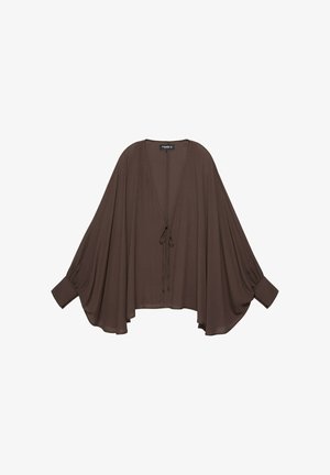 PULL&BEAR, FLUID - JACKET - Veste légère - dark brown