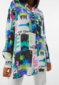 Bershka Camicia - stone
