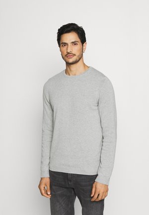 CREW NECK - Svetr - light grey melange