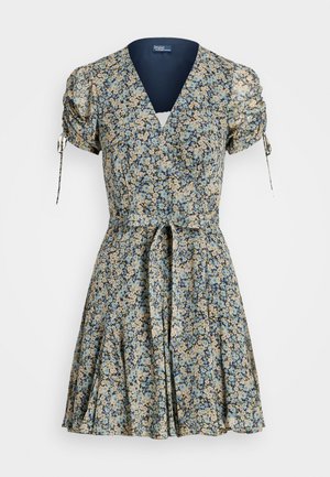 Polo Ralph Lauren DAGANI SHORT SLEEVE DAY DRESS - Day dress - mint floral