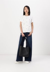 ICHI CAMINO - T-shirt print - cloud dancer