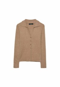 Stradivarius Chaqueta de punto - dark brown
