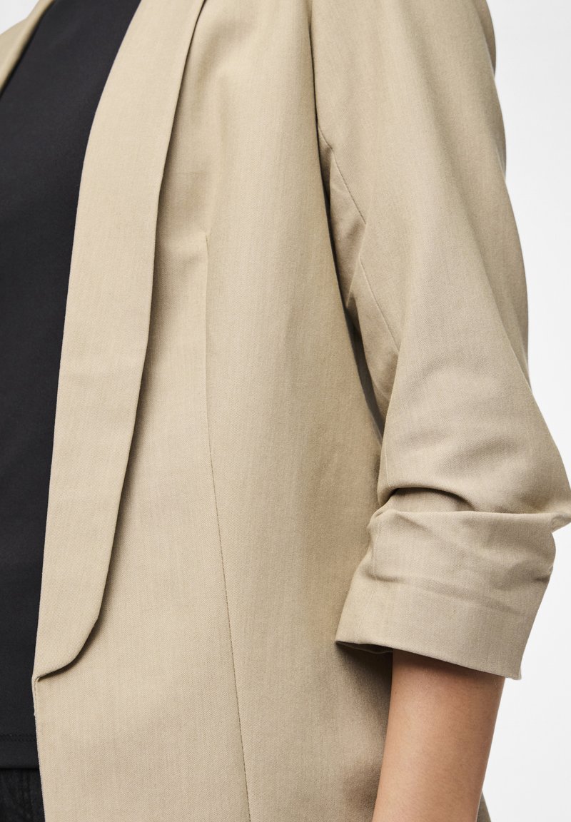 Pieces PCBOSELLA 3/4 SLEEVES - Blazer - white pepper/beige 