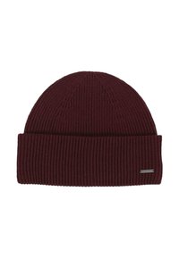 BEANIE SIGNATURE FLAG - Căciulă - burgundy