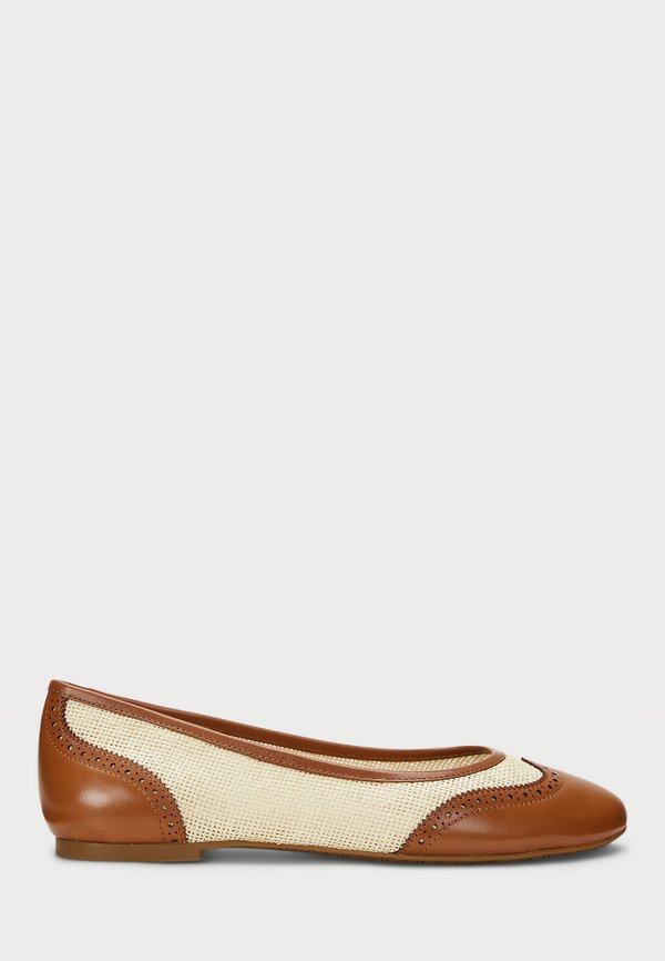 JAYNA WINGTIP BALLET FLAT - Ballet pumps - light natural