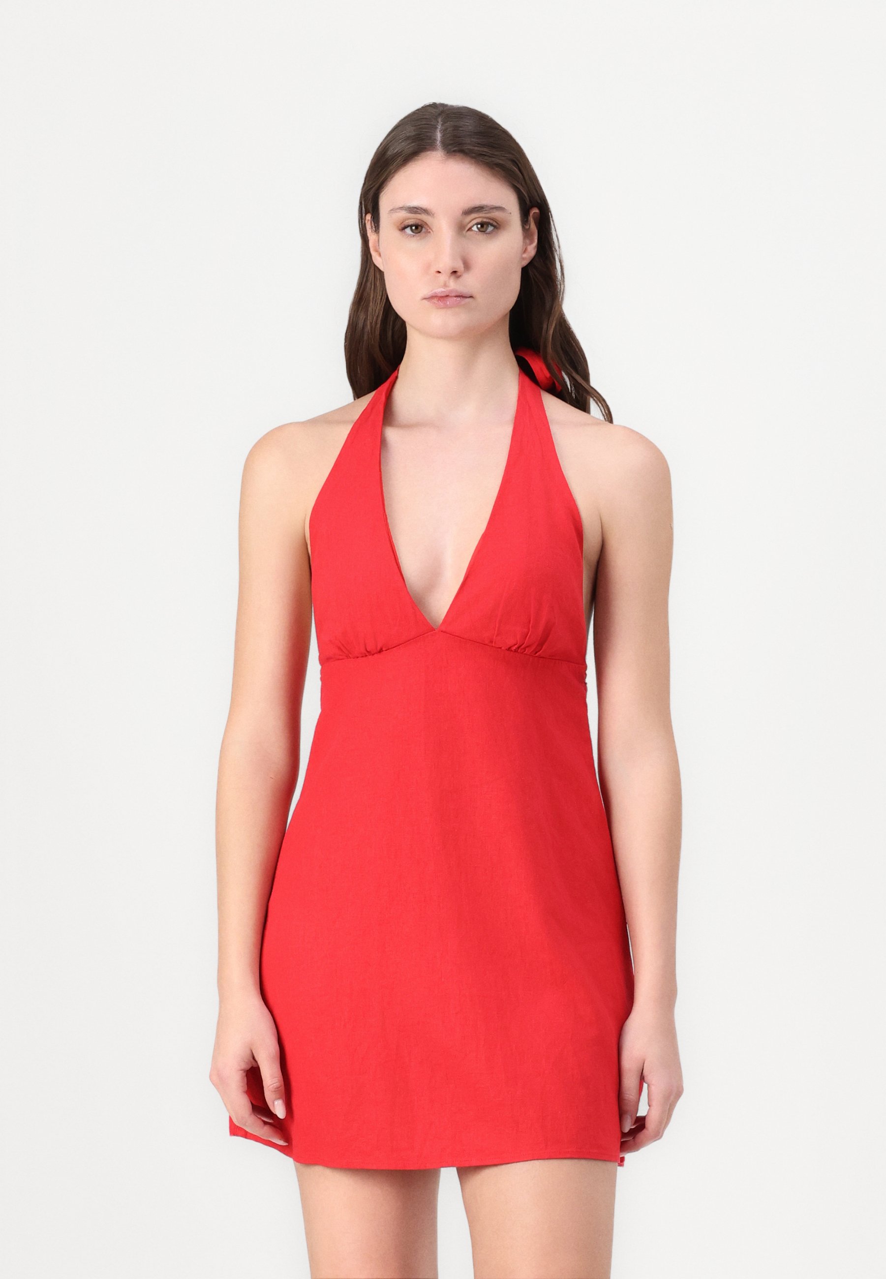 strapless open back dress Pari Open Back Mini Dress