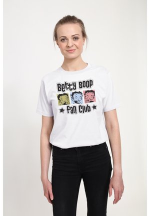 BETTY BOOP FAN CLUB - Camiseta estampada - white