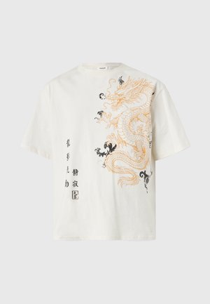 YOURTURN, UNISEX REGULAR FIT - T-shirt print - off-white