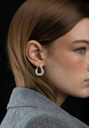 SNÖ of Sweden NAOMI IRREGULAR RING - Örhänge - g clear