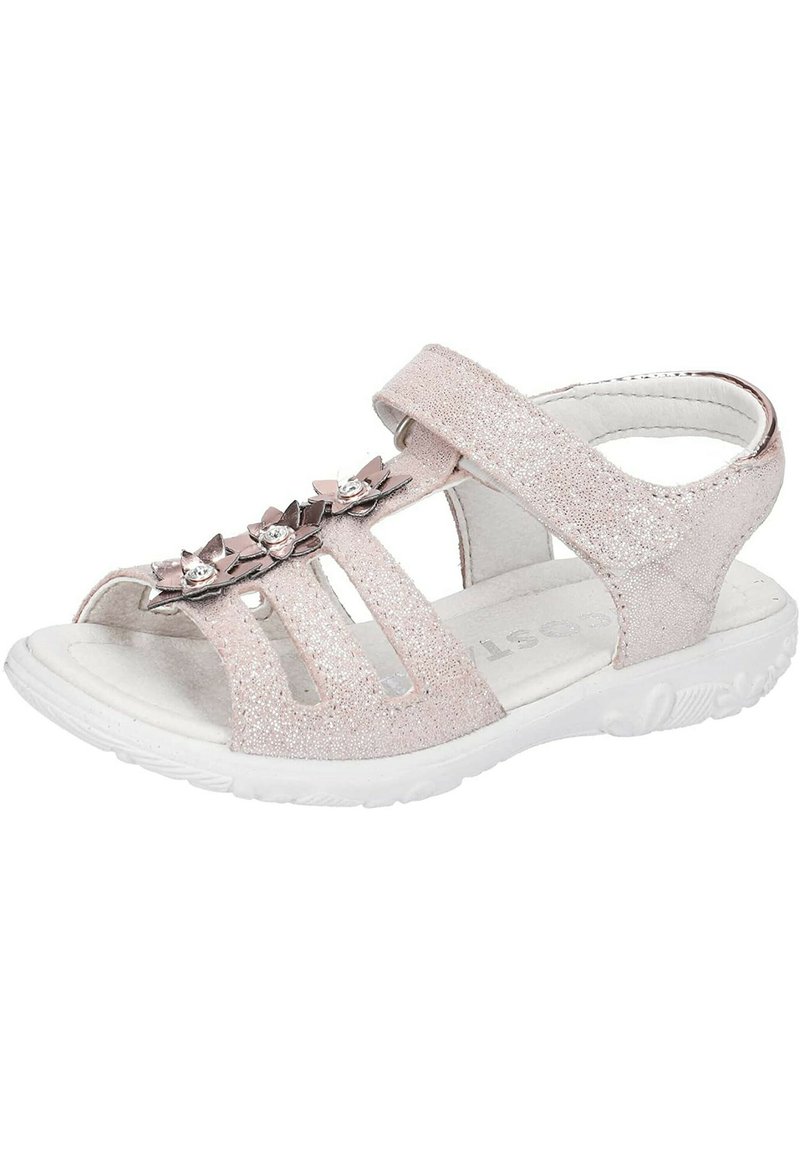 Kinder Riemchensandalen | Ricosta Cleo Glitzer Blume Riemensandalette nude/rosa - LD51467 Kinder Riemchensandalen | Ricosta Cleo Glitzer Blume Riemensandalette nude/rosa - LD51467