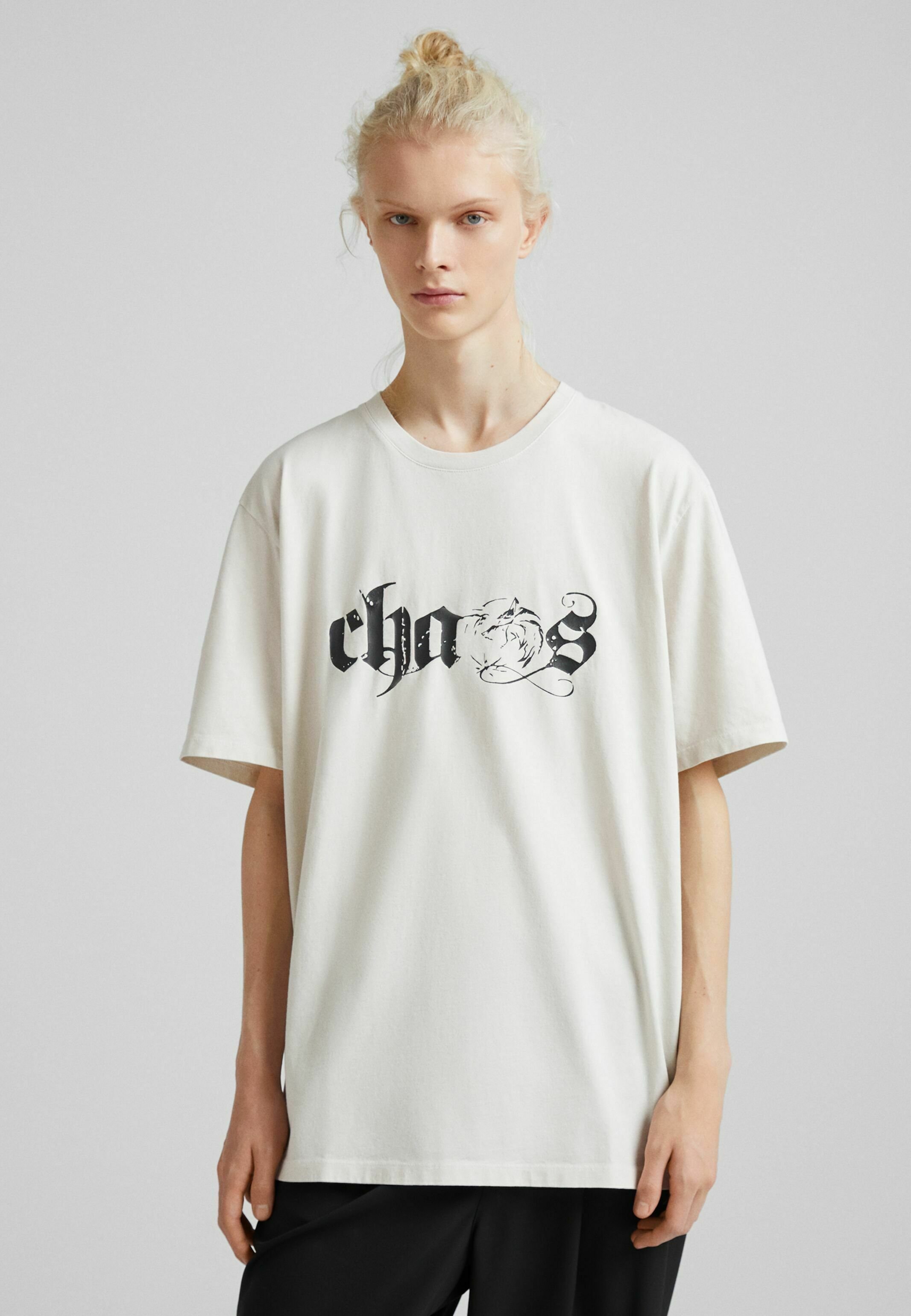 Bershka THE WITCHER - T-shirt con stampa - stone/pietra - Zalando