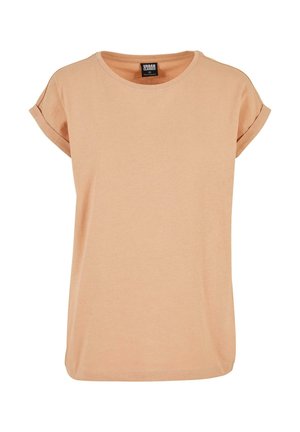 EXTENDED SHOULDER - T-shirt basique - amber