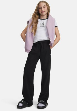 Under Armour, UNDER ARMOUR FLEECE BOTTOMS G RIVAL FLEECE PANT - Tracksuit bottoms - ultimate black