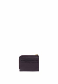 Coccinelle METALLIC TASSEL CARD HOLDER - Portafoglio - prune