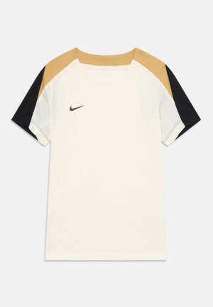 Nike Performance, UNISEX - T-Shirt sport - pale ivory/black/gold coloured