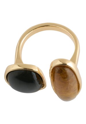 Next, RESIN STONE OPEN RING . - Ring - gold-coloured tone