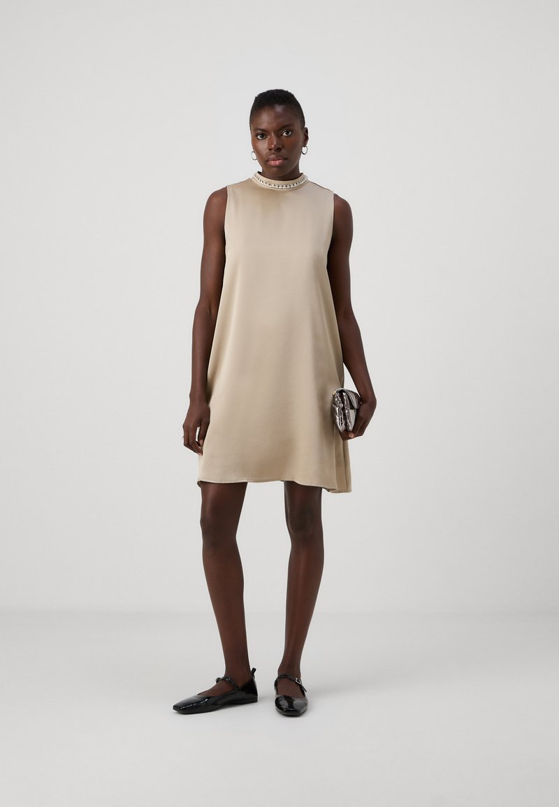 Bruuns Bazaar ACACIA NARIN DRESS - Cocktail dress / Party dress - plaza  taupe/taupe - Zalando.co.uk