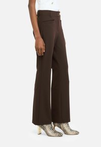 LIU JO HIGH-RISE - Pantaloni - brown