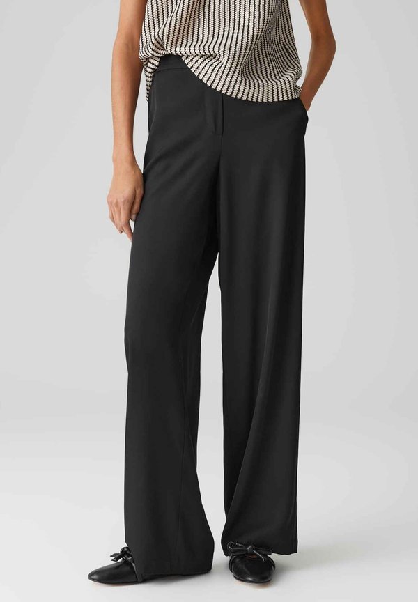 HIGH RISE LONG WIDE FIT - Stoffhose