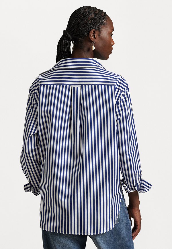 OVERSIZE FIT STRIPED COTTON SHIRT - Button-down blouse4