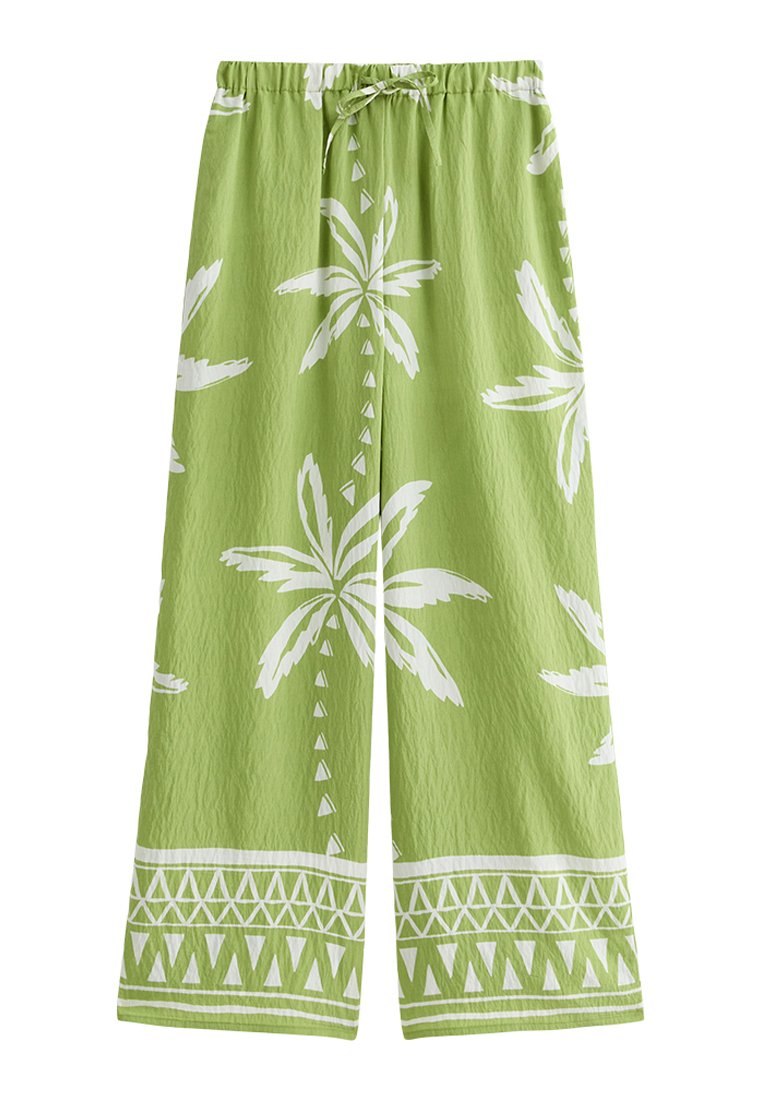 New Look Broek groen gemêleerd