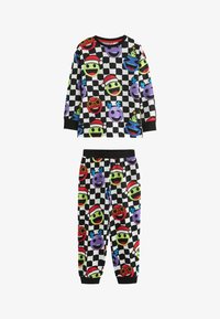 Selected, multi christmas checkerboard faces