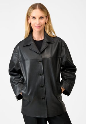 BEATRICE - Leren jas - schwarz